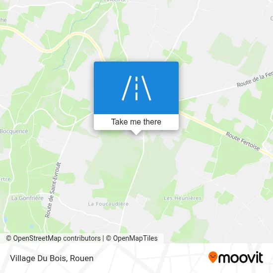 Village Du Bois map