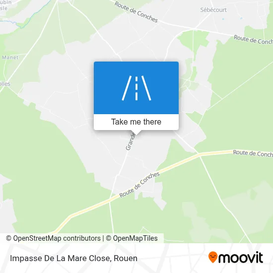 Impasse De La Mare Close map