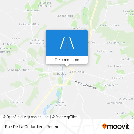 Rue De La Godardière map