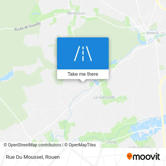 Rue Du Moussel map