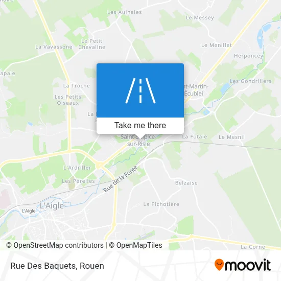 Rue Des Baquets map