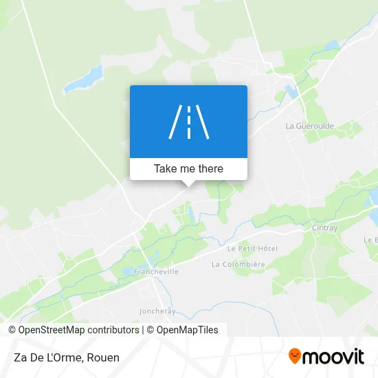Za De L'Orme map