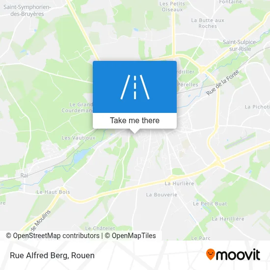 Mapa Rue Alfred Berg