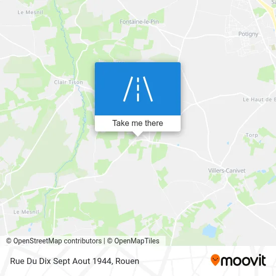 Rue Du Dix Sept Aout 1944 map