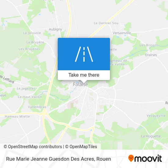 Rue Marie Jeanne Guesdon Des Acres map