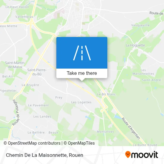 Mapa Chemin De La Maisonnette