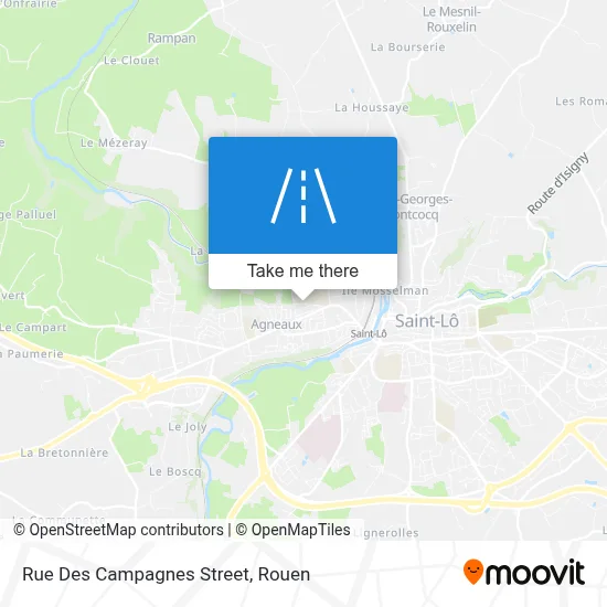 Rue Des Campagnes map