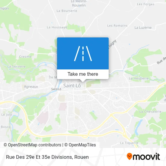 Rue Des 29e Et 35e Divisions map