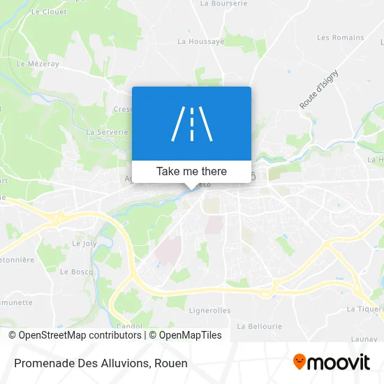 Promenade Des Alluvions map