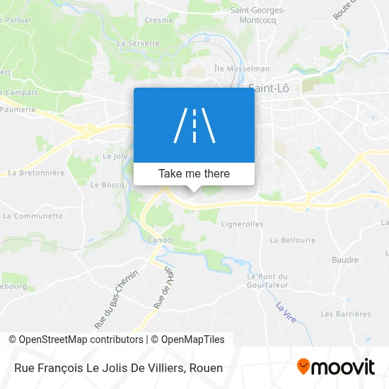 Rue François Le Jolis De Villiers map