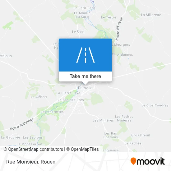 Rue Monsieur map