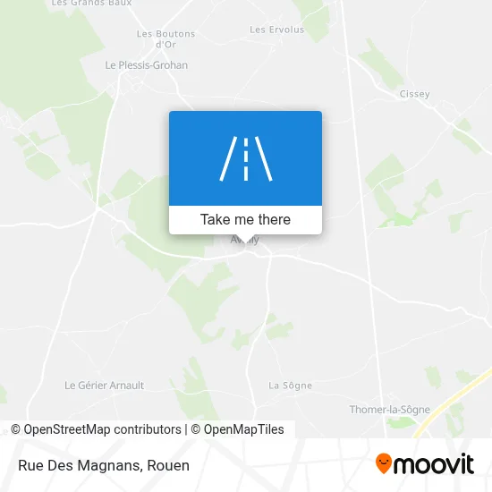 Rue Des Magnans map