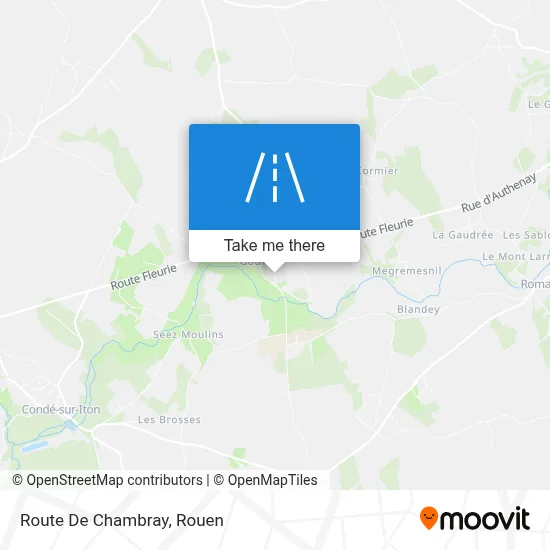 Route De Chambray map