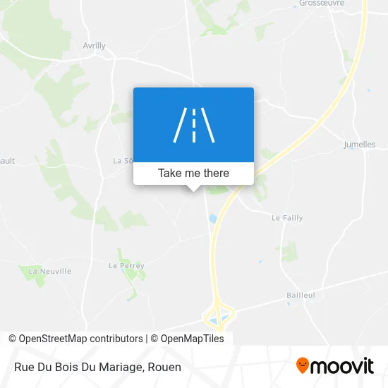 Rue Du Bois Du Mariage map