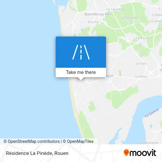 Résidence La Pinède map
