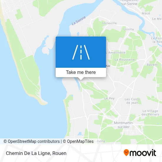 Chemin De La Ligne map