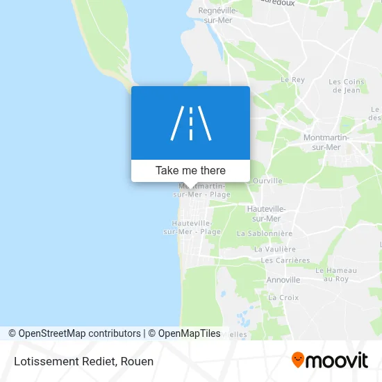 Lotissement Rediet map