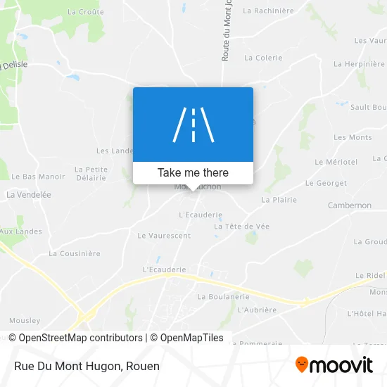 Rue Du Mont Hugon map