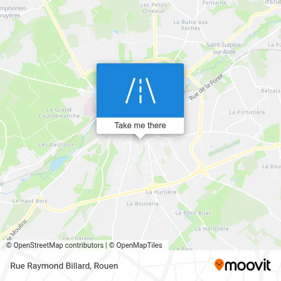 Mapa Rue Raymond Billard