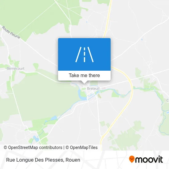 Rue Longue Des Plesses map