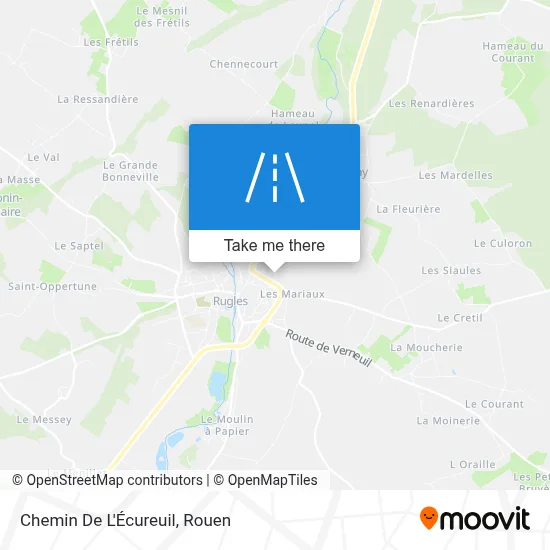 Chemin De L'Écureuil map