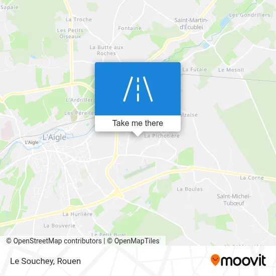 Le Souchey map