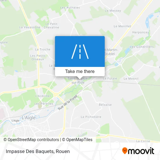 Impasse Des Baquets map