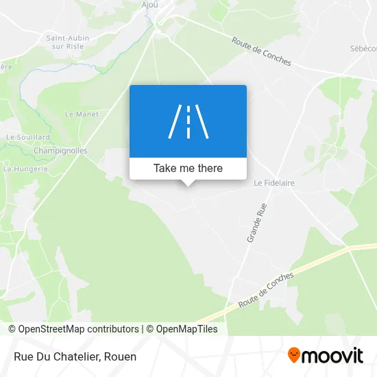 Rue Du Chatelier map