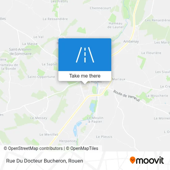 Mapa Rue Du Docteur Bucheron
