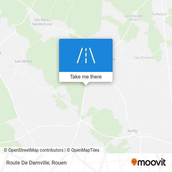 Route De Damville map