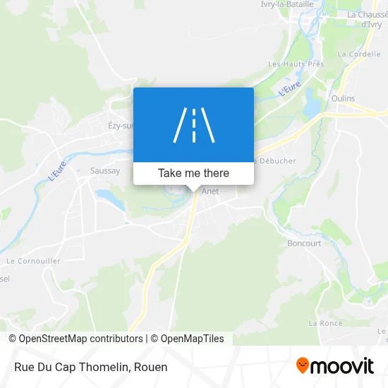 Mapa Rue Du Cap Thomelin