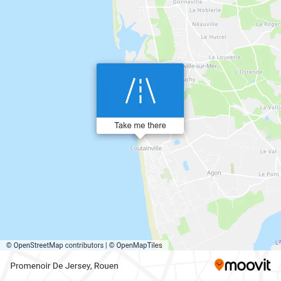 Promenoir De Jersey map