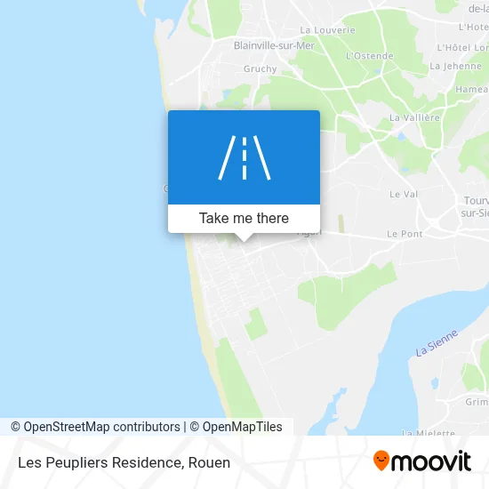 Résidence Les Peupliers map