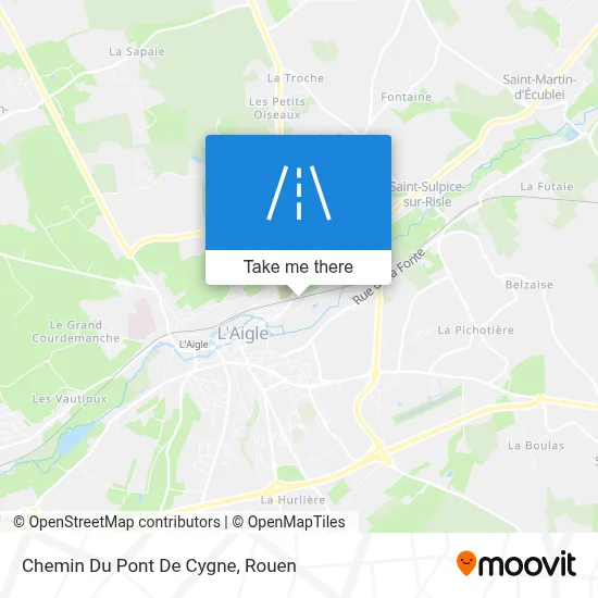 Chemin Du Pont De Cygne map