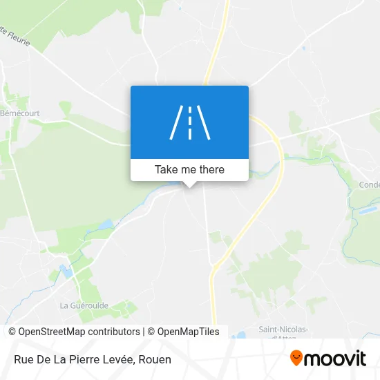 Rue De La Pierre Levée map