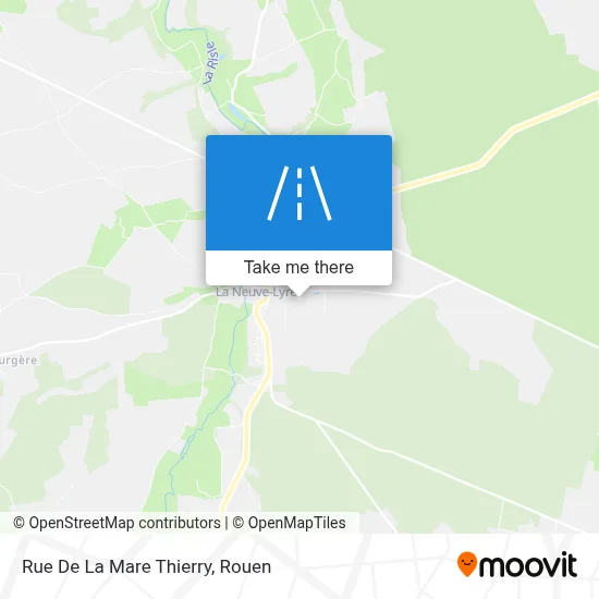 Rue De La Mare Thierry map