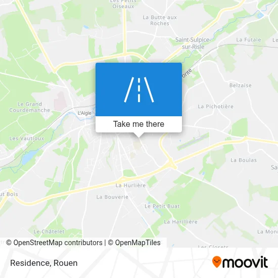 Résidence map