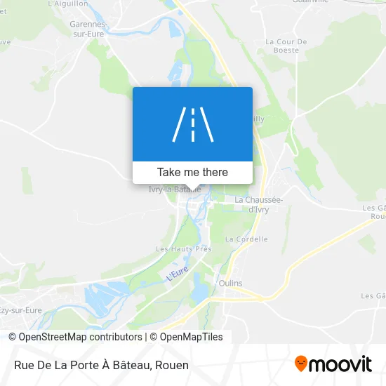 Rue De La Porte À Bâteau map