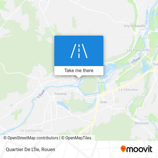 Quartier De L'Île map