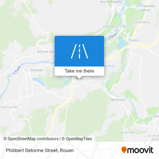 Mapa Rue Philibert Delorme