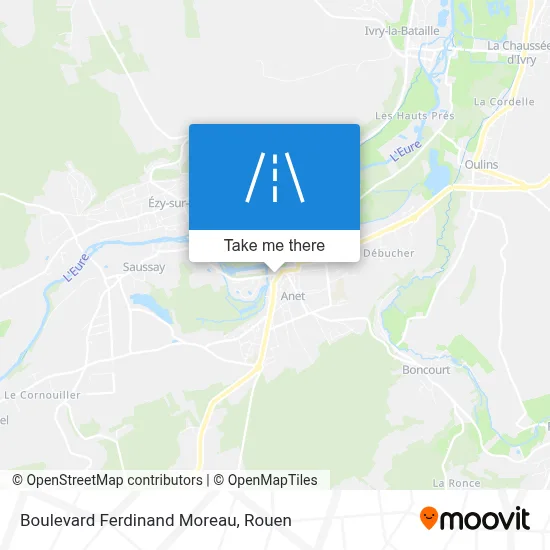 Boulevard Ferdinand Moreau map