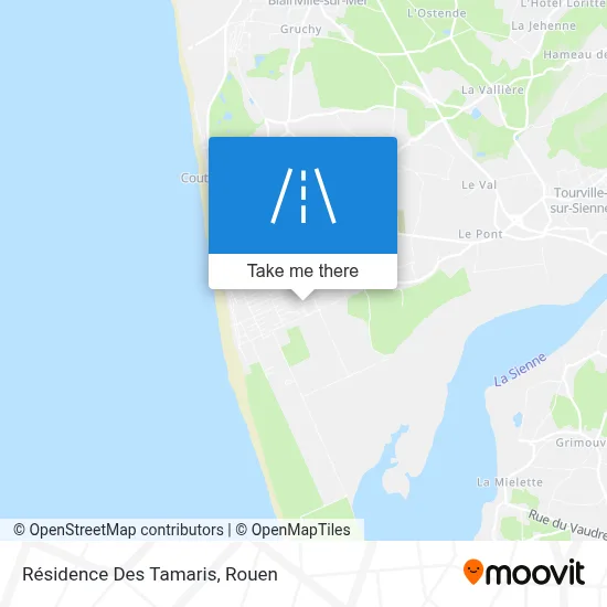 Résidence Des Tamaris map