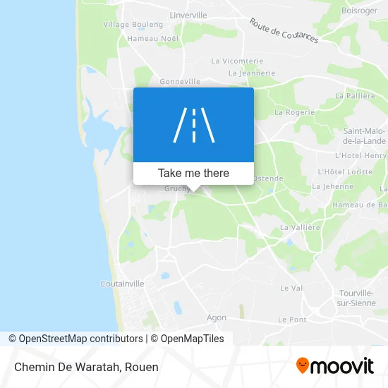 Chemin De Waratah map