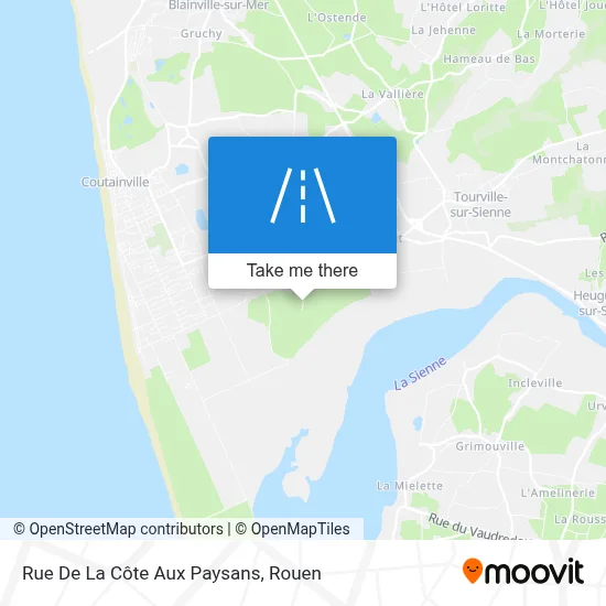 Rue De La Côte Aux Paysans map