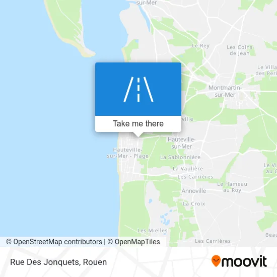 Rue Des Jonquets map