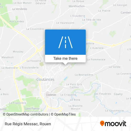 Rue Régis Messac map