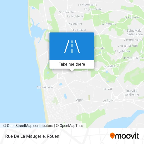 Mapa Rue De La Maugerie