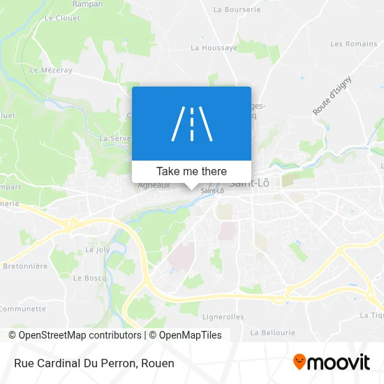 Mapa Rue Cardinal Du Perron