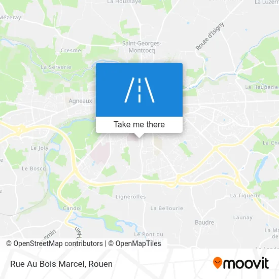 Rue Au Bois Marcel map