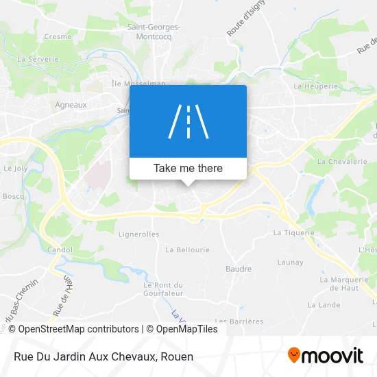 Mapa Rue Du Jardin Aux Chevaux